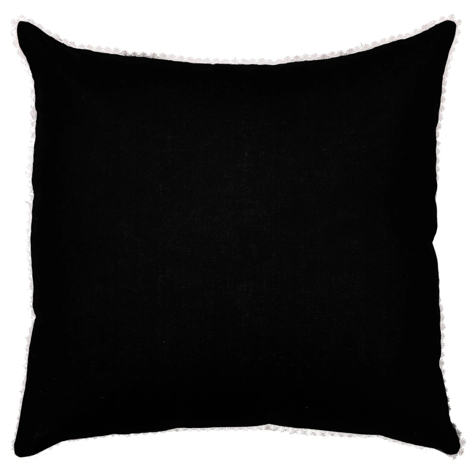 Cotton Cushion Cover Home Sofa Decor Throw Pillow Case Covers Solid with Lace