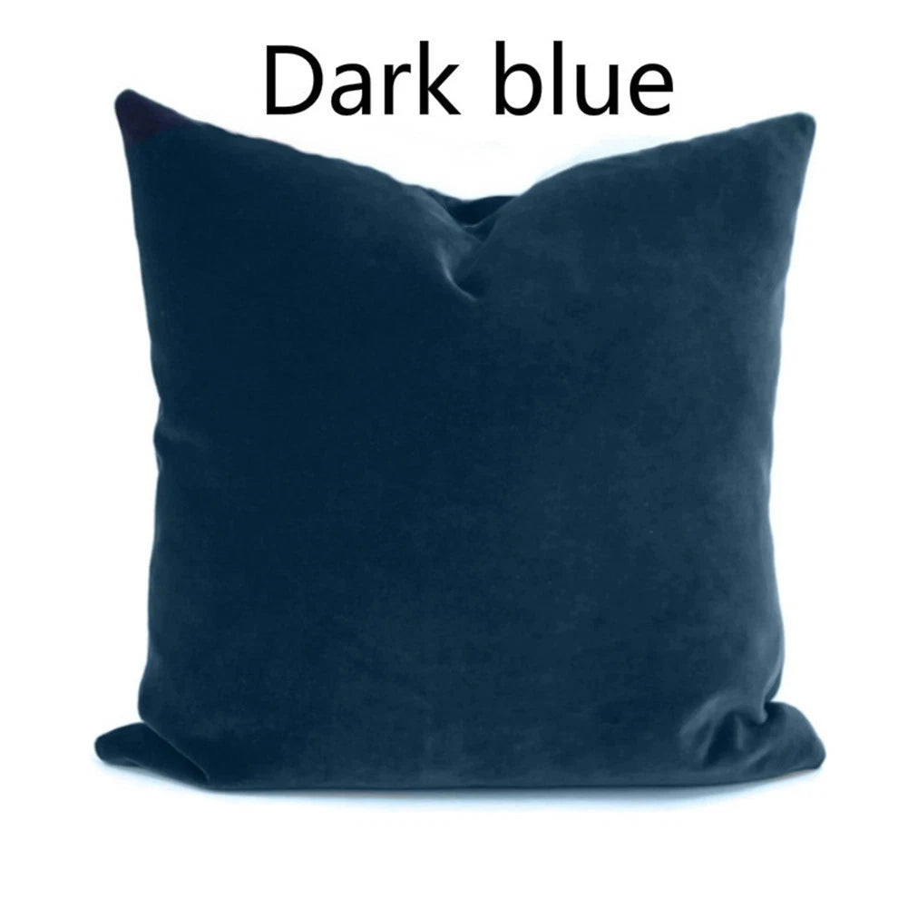 Velvet Pillow Case Waist Throw Cushion Cover Home Office Sofa Chair Bed Decor