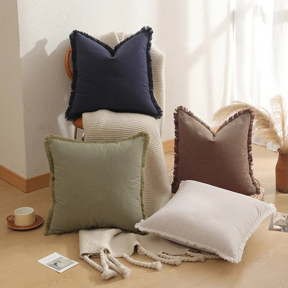 1/2/4Pack Square Home Sofa Decor Pillow Cover Case Cushion Cover Size 45x45cm
