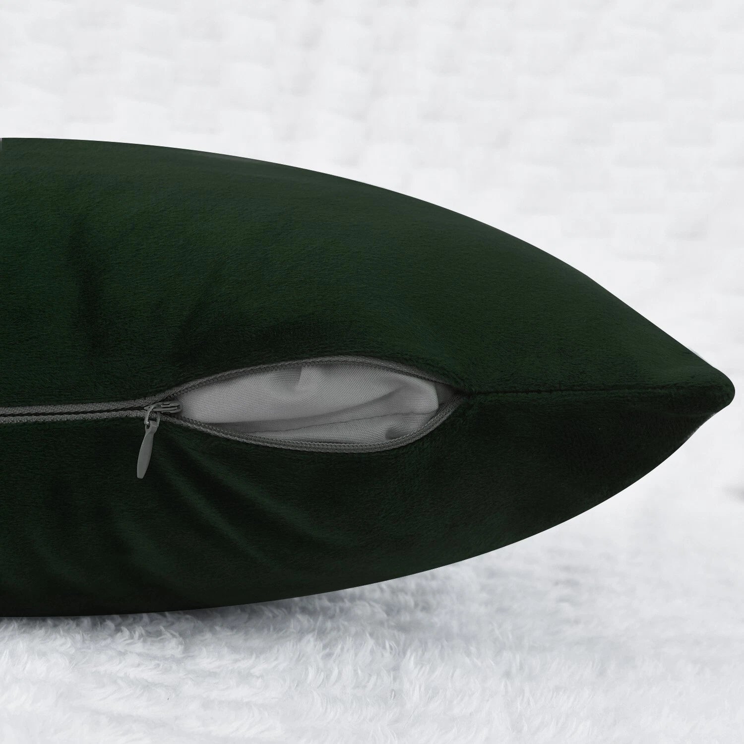 Plain Velvet Cushions Covers 30x51 cm Luxury Soft Velvet Sofa Bed Pillow Cases