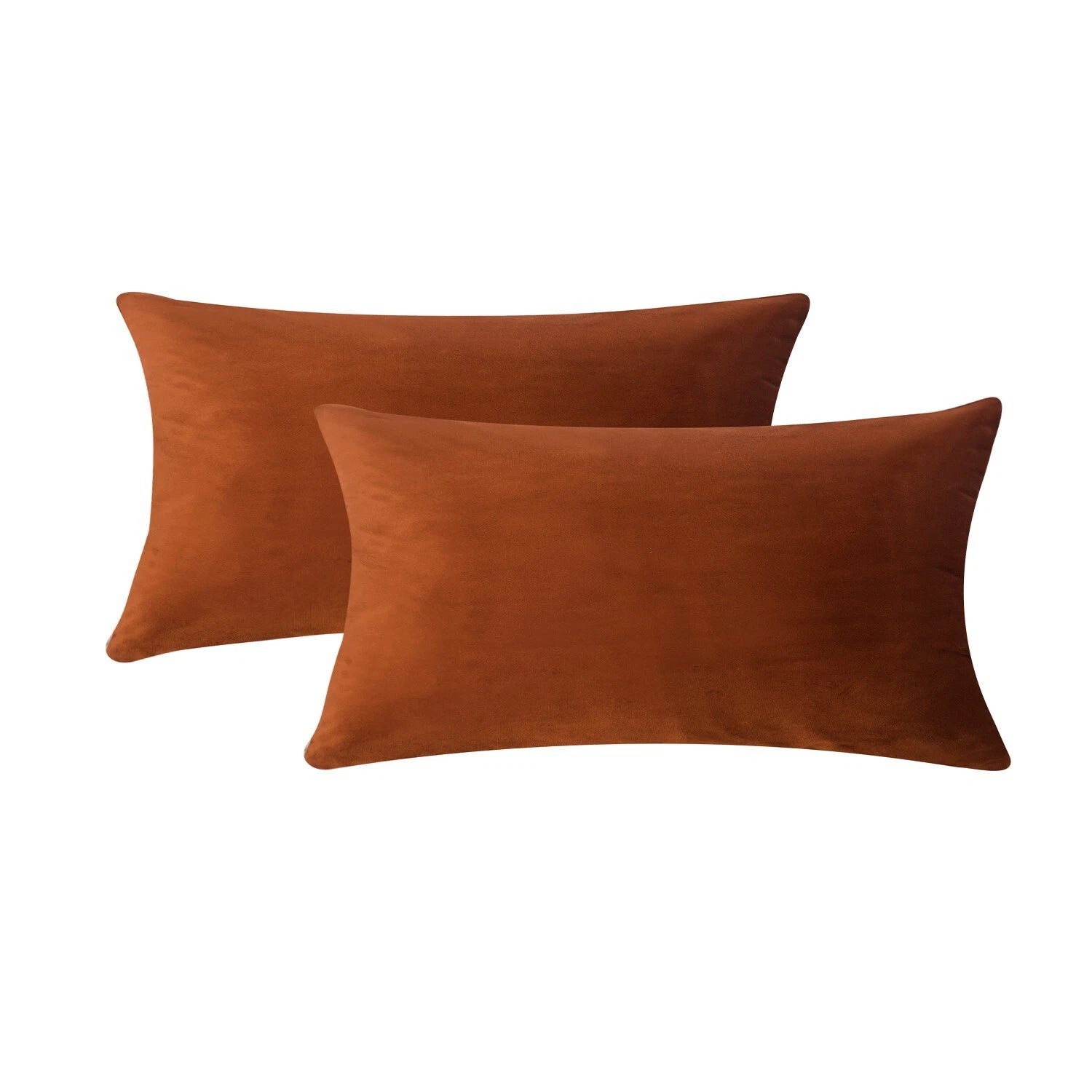 Plain Velvet Cushions Covers 30x51 cm Luxury Soft Velvet Sofa Bed Pillow Cases