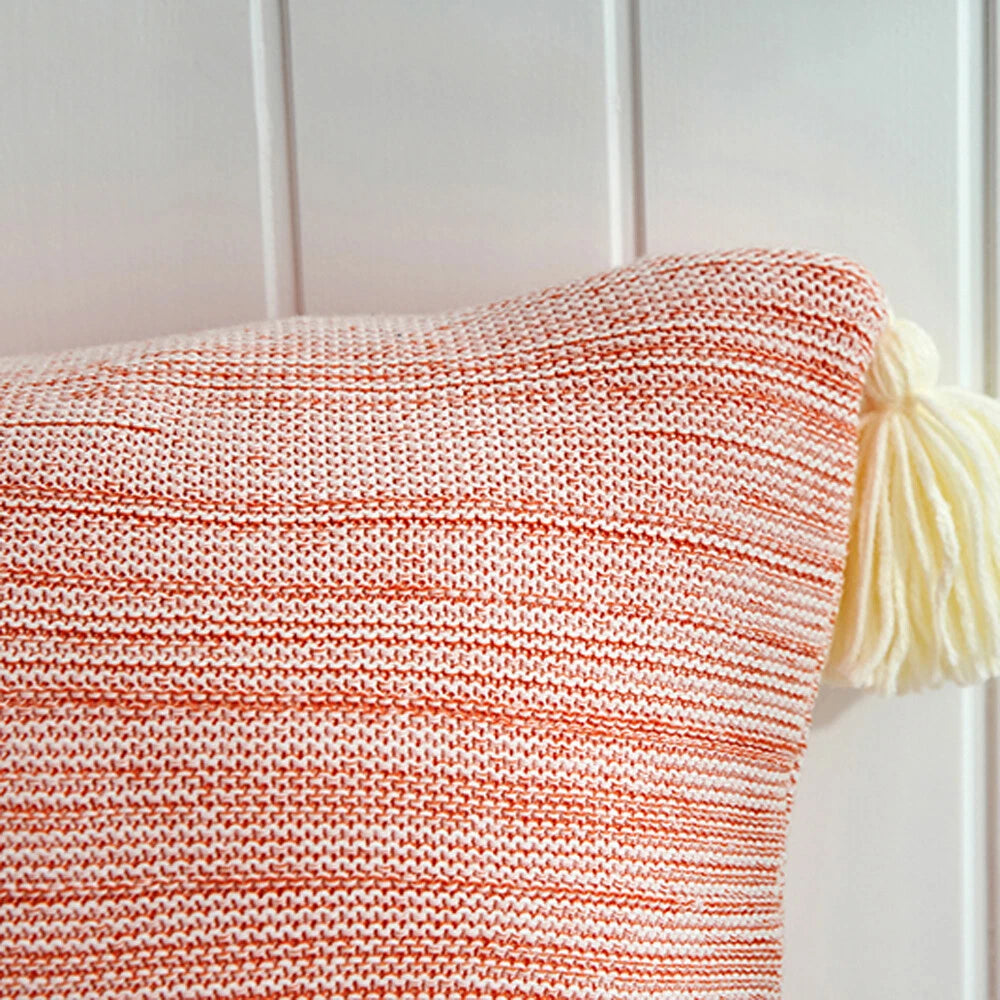 Tassel Cushion Cover Knitted Pillow Covers Pillowcase Sofa Throw Bed Home Decor