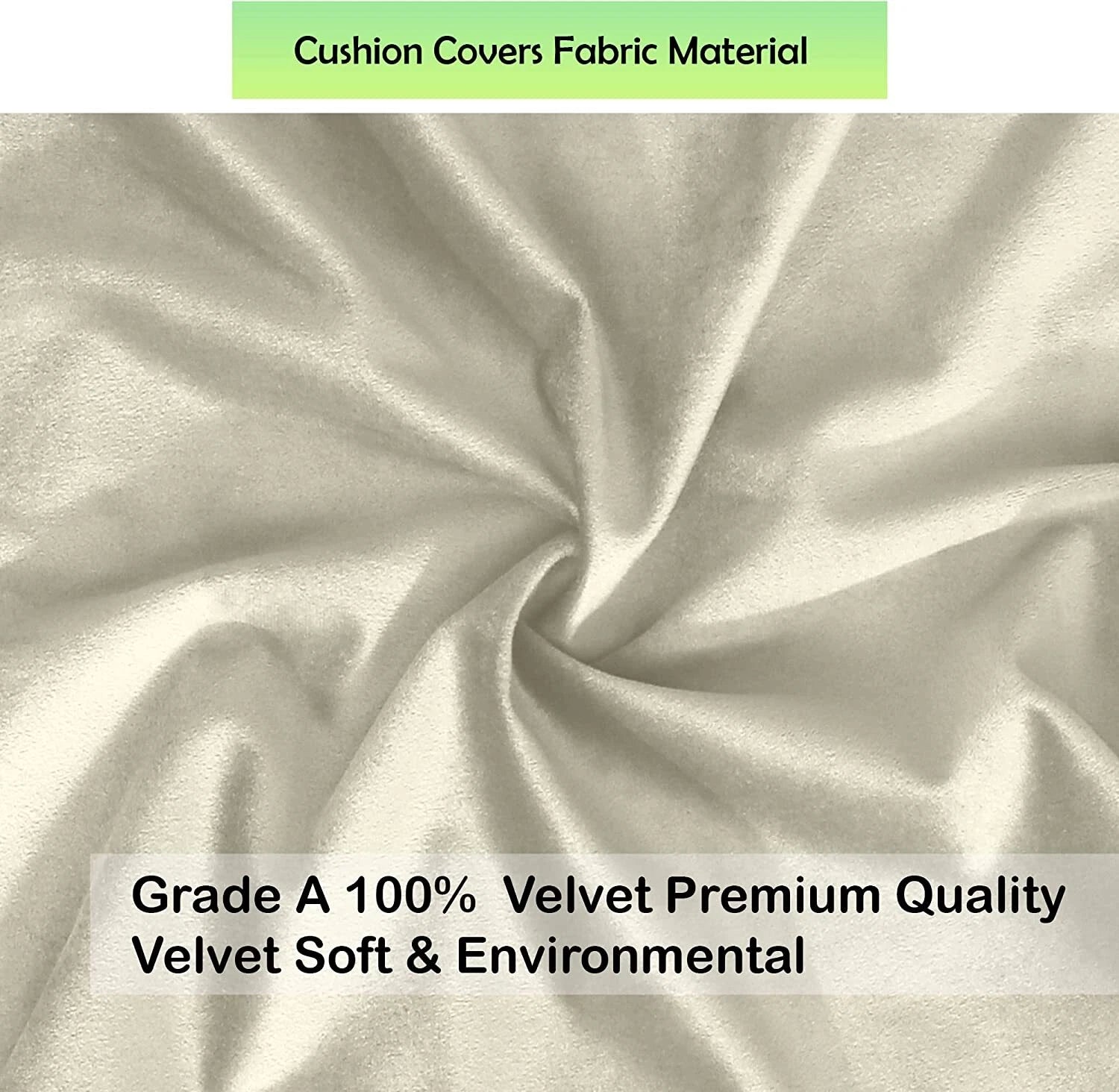 Crushed Cushion Covers or Velvet Cushions 18 x 18 Set of 2 Pair Bed Sofa Pillow