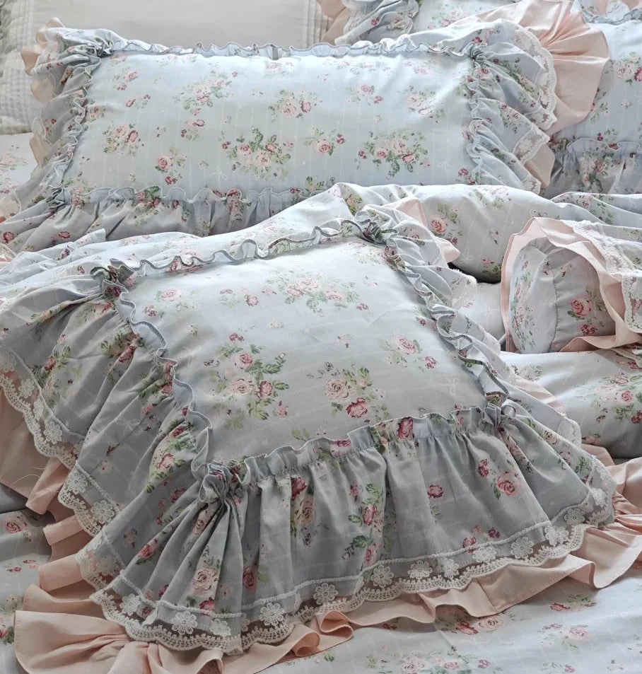 Lace Decorative Pillowcase Bed Pillow Case Princess Cushion Cover Sofa Cushions