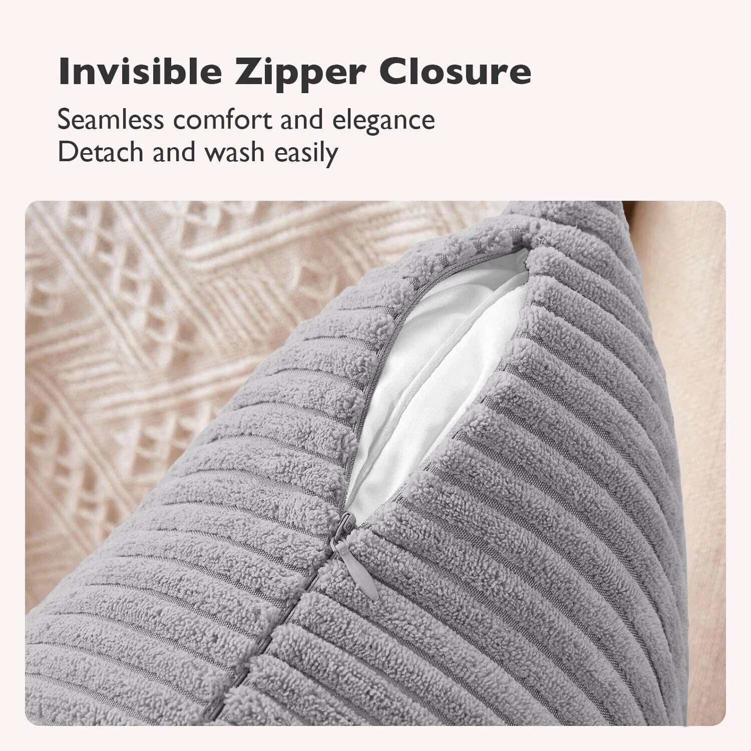 Pack of 1,2,4,6 Velvet Filled Cushion Covers 18x18 Sofa Decor Throw Pillow Cases