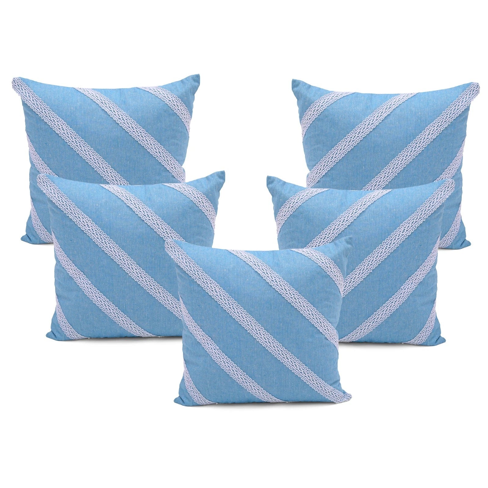 Cushion Cover Cotton Throw Pillowcase Pillow Covers Zipper Home Sofa Bed Decor