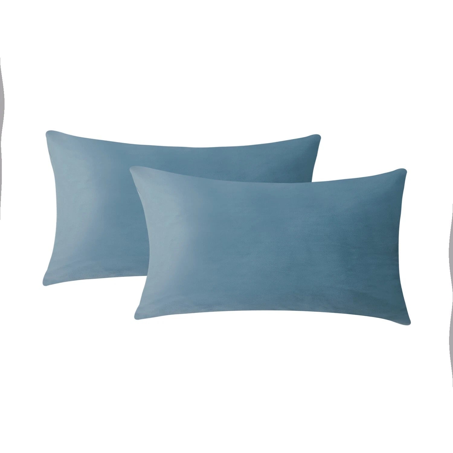 Plain Velvet Cushions Covers 30x51 cm Luxury Soft Velvet Sofa Bed Pillow Cases