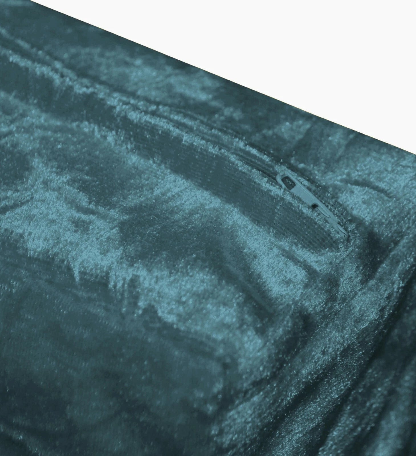 Mv18 Dark Teal Crushed Velvet Sofa Seat Patio Bench Cushion Bolster Cover/Runner