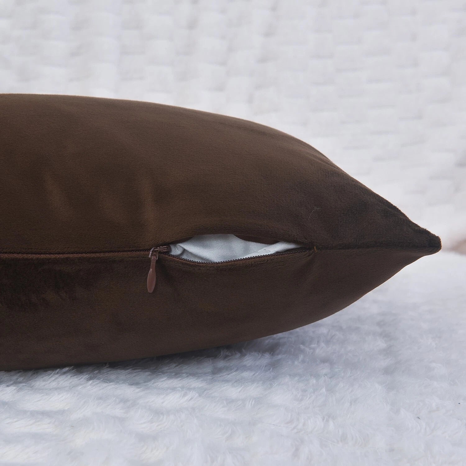 Plain Velvet Cushions Covers 30x51 cm Luxury Soft Velvet Sofa Bed Pillow Cases