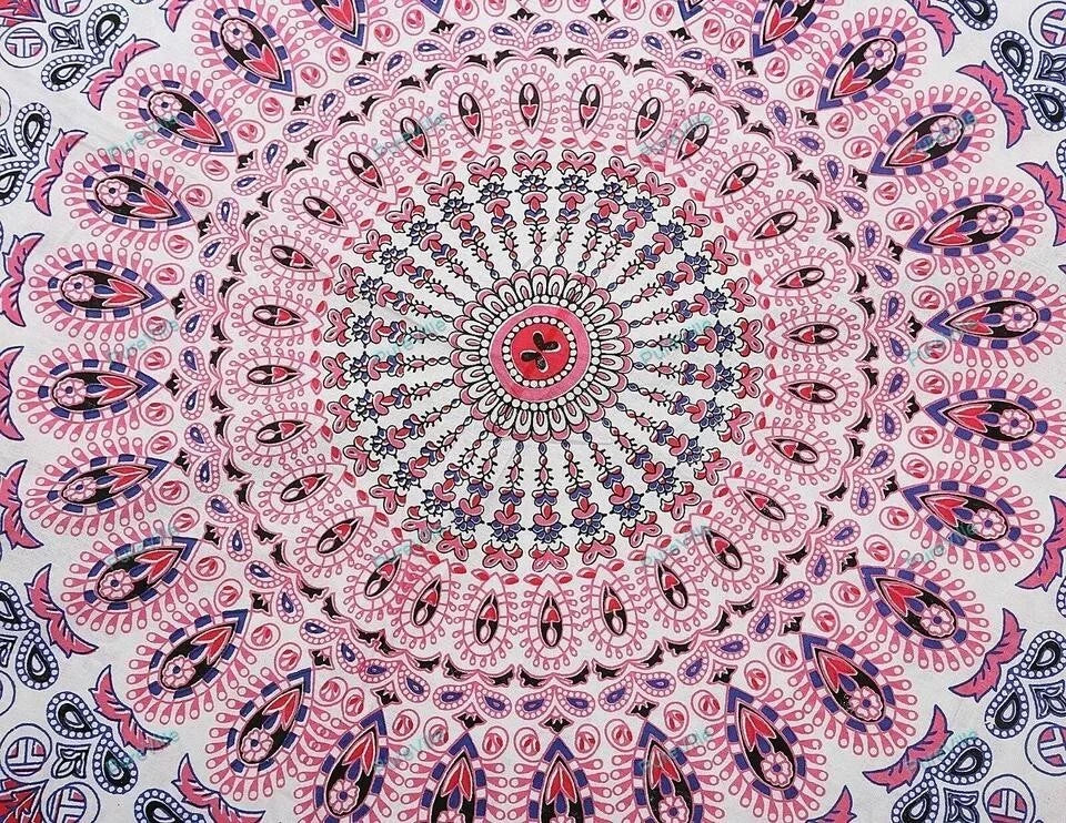 Decorative Home Decor Indian Boho Cushion Cover Mandala Sofa Pillow Case
