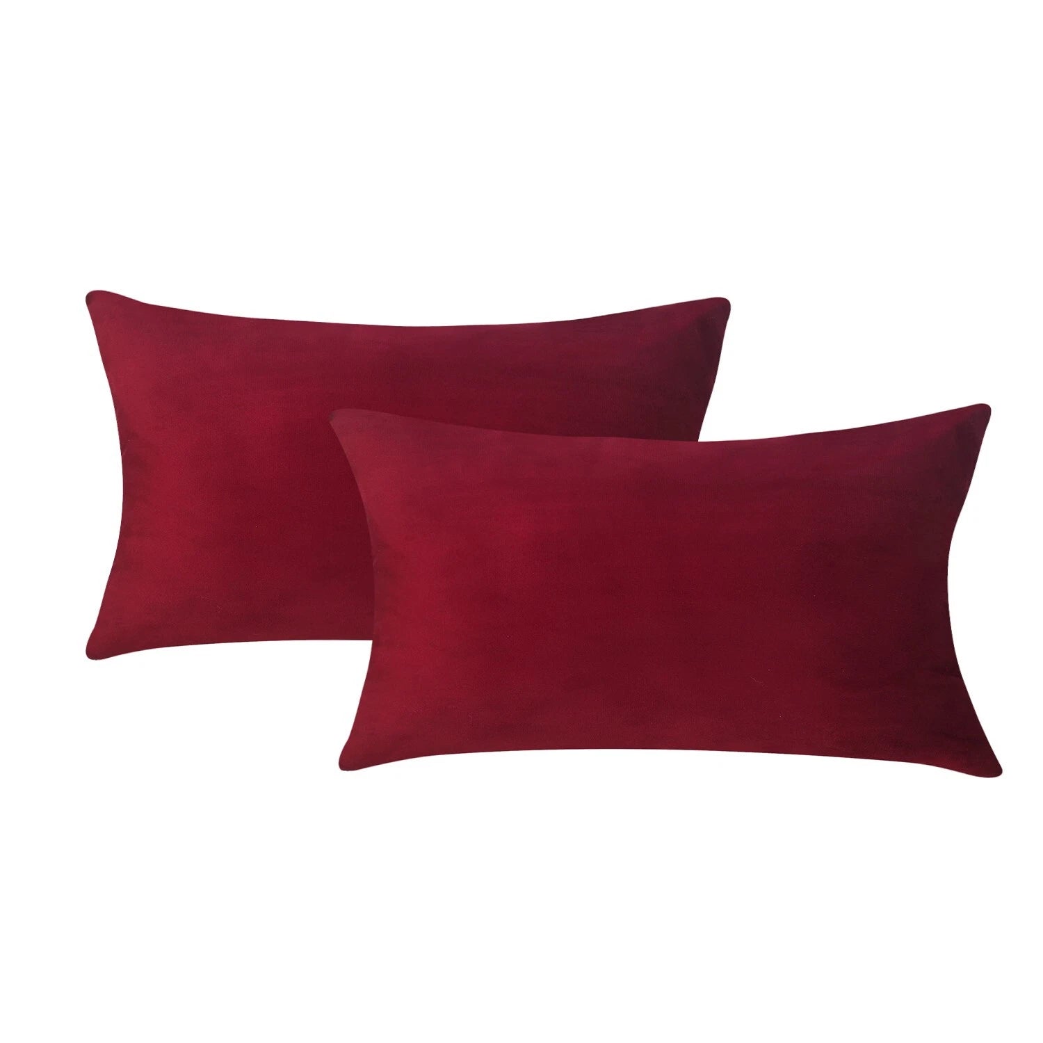 Plain Velvet Cushions Covers 30x51 cm Luxury Soft Velvet Sofa Bed Pillow Cases