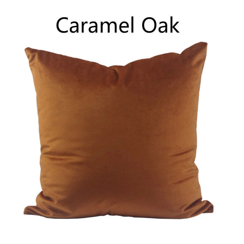 Velvet Pillow Case Waist Throw Cushion Cover Home Office Sofa Chair Bed Decor