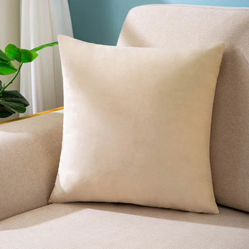 Dutch Velvet Pillow Case Solid Color Bed Pillowcase Bed Head Sofa Cushion Cover