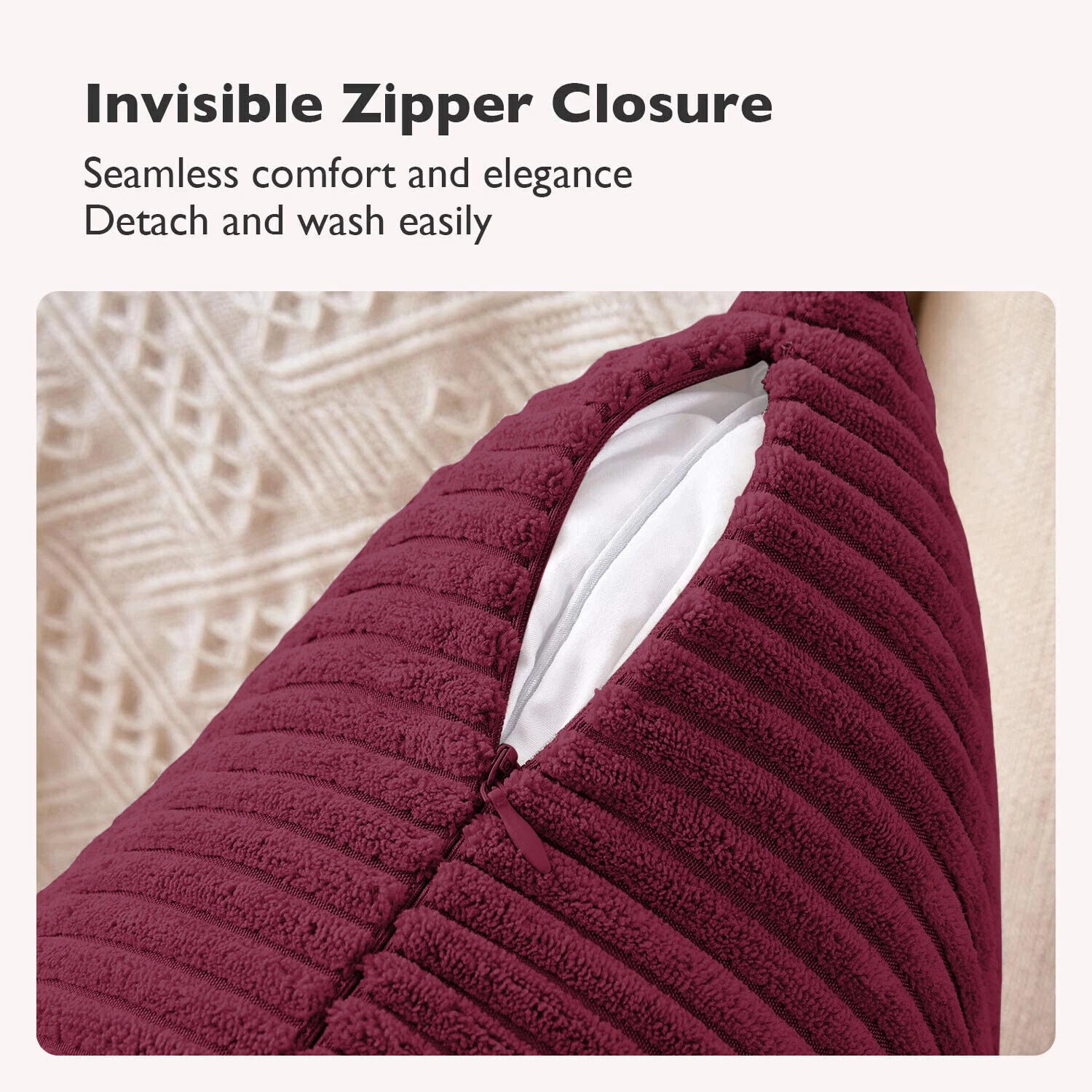 Pack of 1,2,4,6 Velvet Filled Cushion Covers 18x18 Sofa Decor Throw Pillow Cases