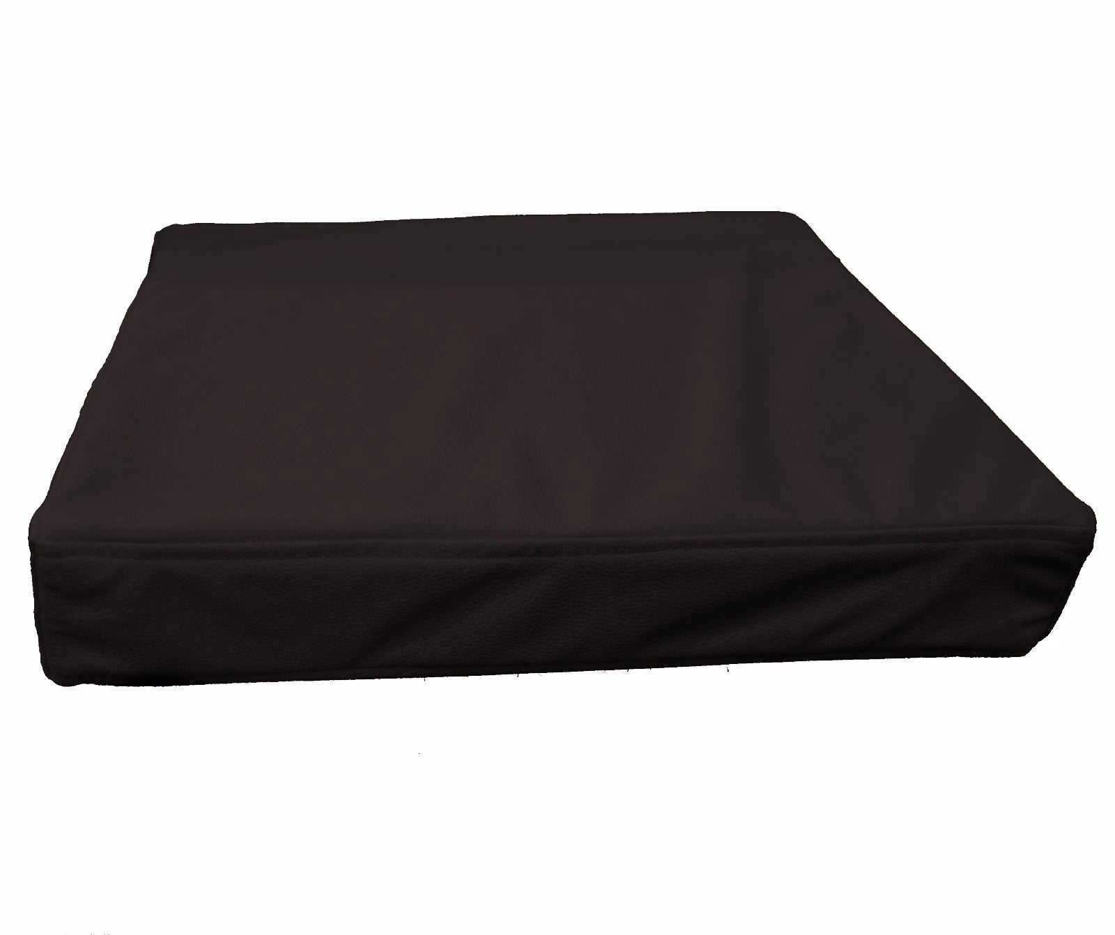 Tailor Made*Cover Only*Faux Leather Skin Box Square Sofa Seat Bench Cushion Pb4