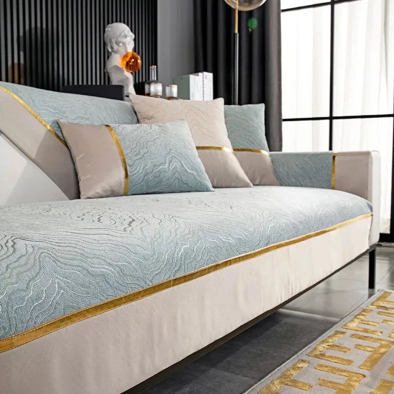 Sofa Cushion Cover Luxury High-grade Universal Non-slip Nordic Backrest Cover