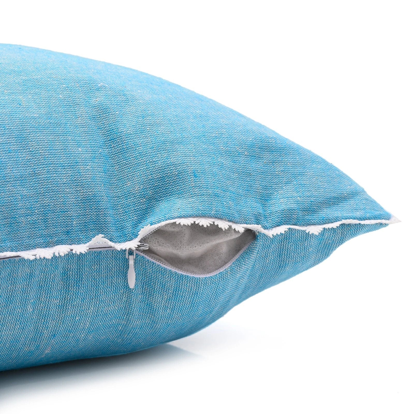 Cotton Cushion Cover Home Sofa Decor Throw Pillow Case Covers Solid with Lace