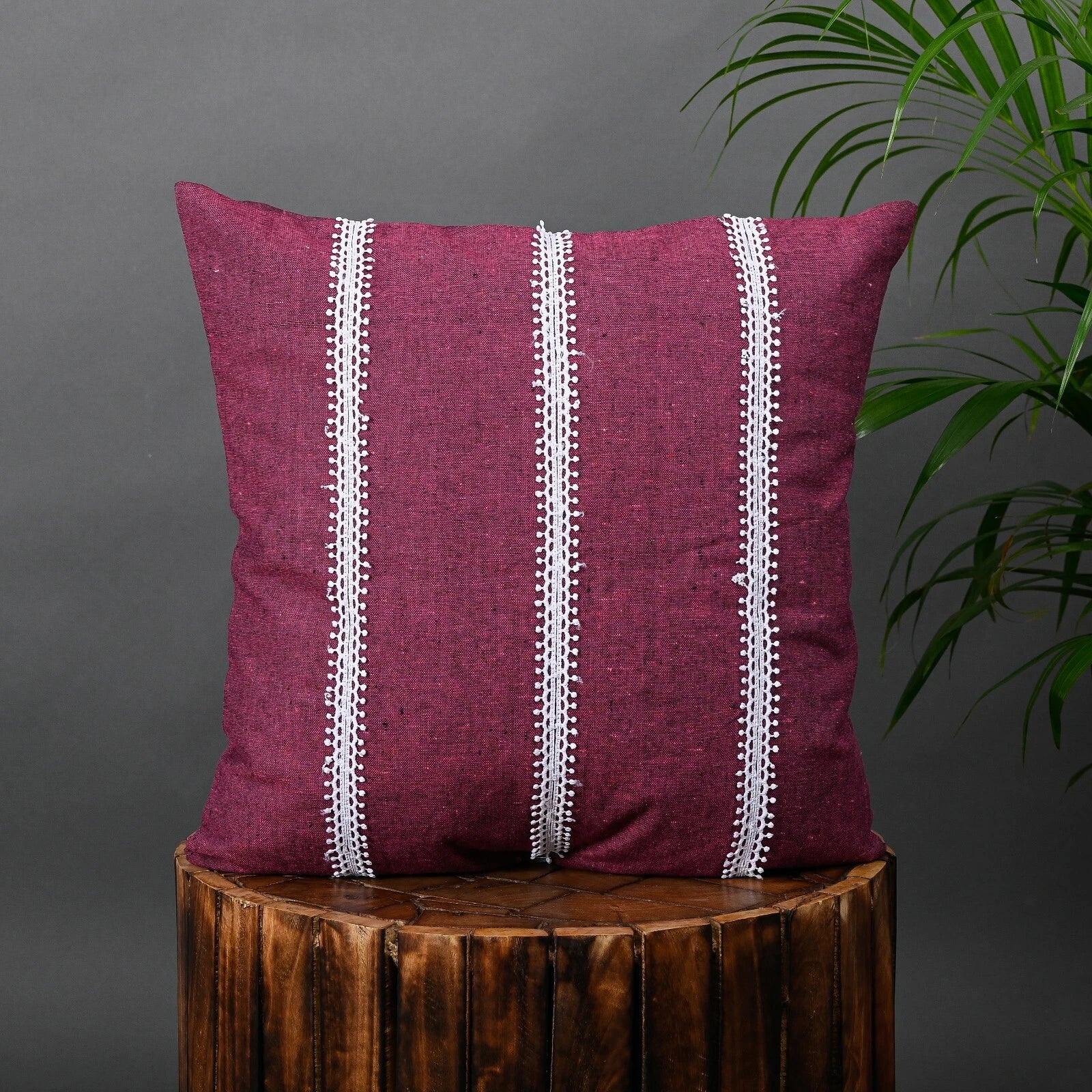 Cotton Pillow Cover Cushion Case Home Sofa Couch Bed Decor Square Covers Set 5