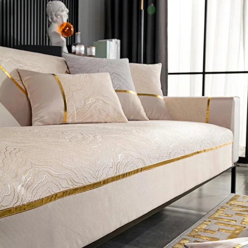 Sofa Cushion Cover Luxury High-grade Universal Non-slip Nordic Backrest Cover