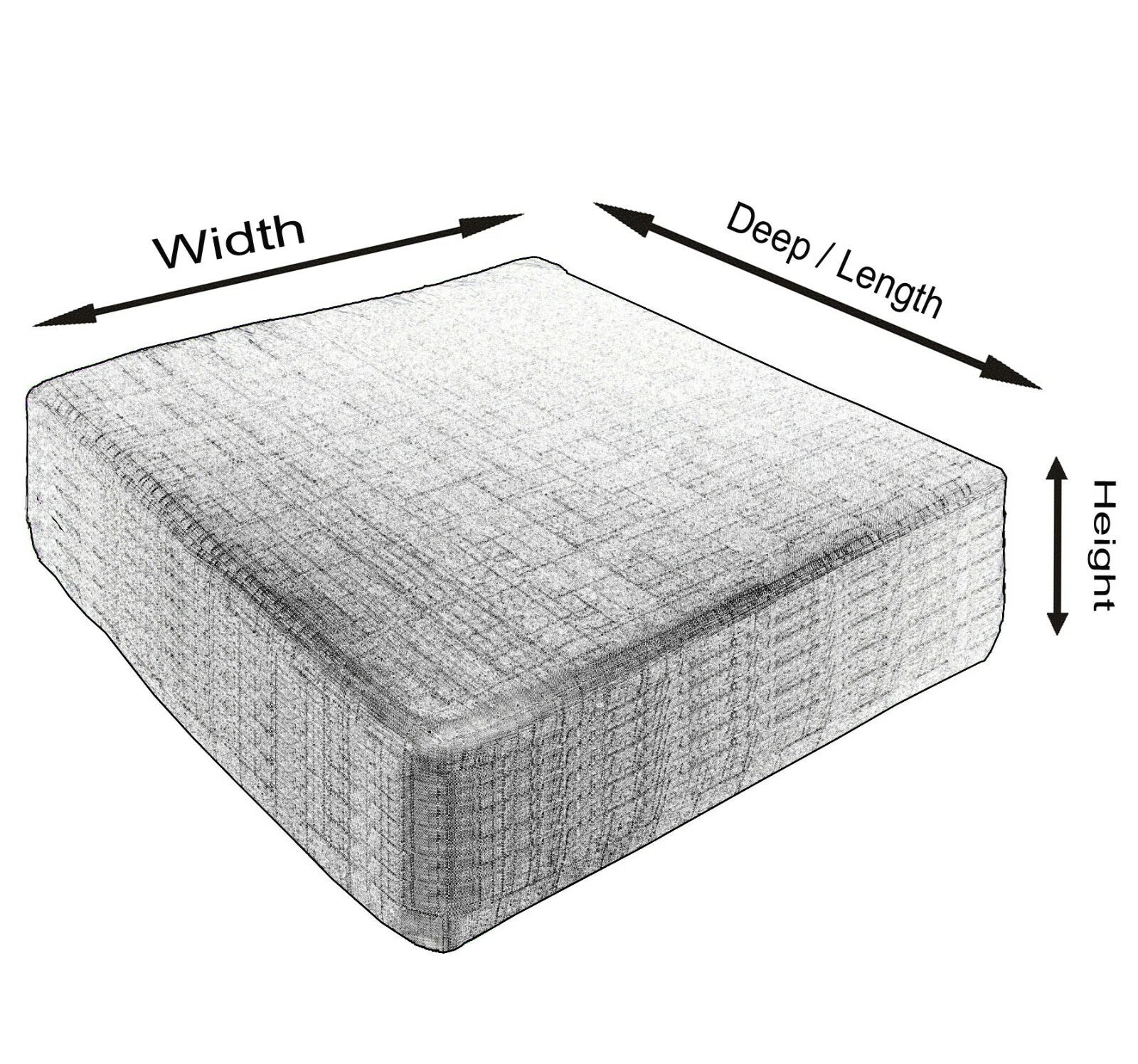 Pb014 Cushion Cover*Dark Navy Blue*Faux Leather synthetic Litchi Skin Sofa Seat