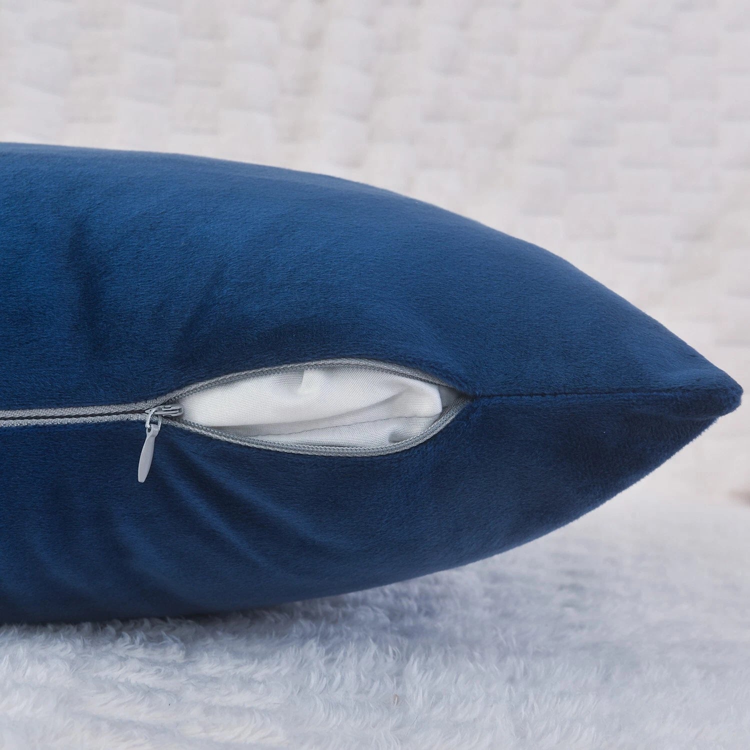 Plain Velvet Cushions Covers 30x51 cm Luxury Soft Velvet Sofa Bed Pillow Cases