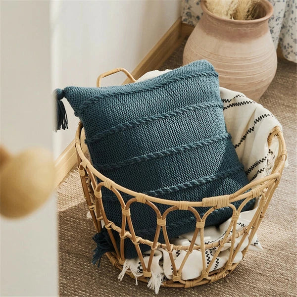 Soft Knitted Cushion Pillow Case Pillows Covers Sofa Bed Office Throw Home Decor