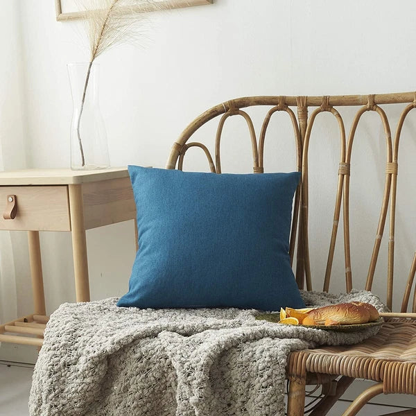 Outdoor Waterproof Cushion Cover Square Pillow Cases for Patio Tent Couch Sofa