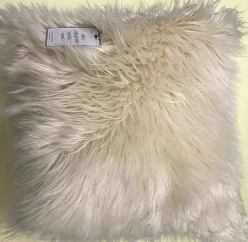 FLUFFY FAUX FUR SHAGGY SOFT SOFA CHAIR BED HOME DECOR PILLOW CASE CUSHION COVER