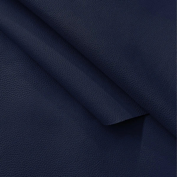 Pb014 Cushion Cover*Dark Navy Blue*Faux Leather synthetic Litchi Skin Sofa Seat
