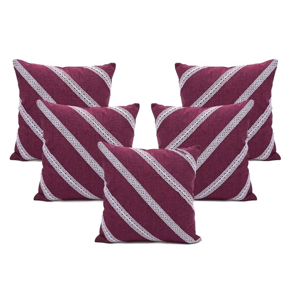 Cushion Cover Cotton Throw Pillowcase Pillow Covers Zipper Home Sofa Bed Decor