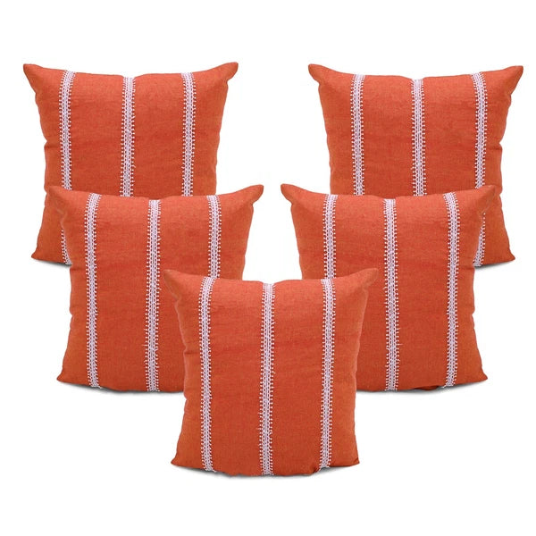 Cushion Case Cotton Pillow Cover Home Sofa Couch Bed Decor Square Covers Set 5