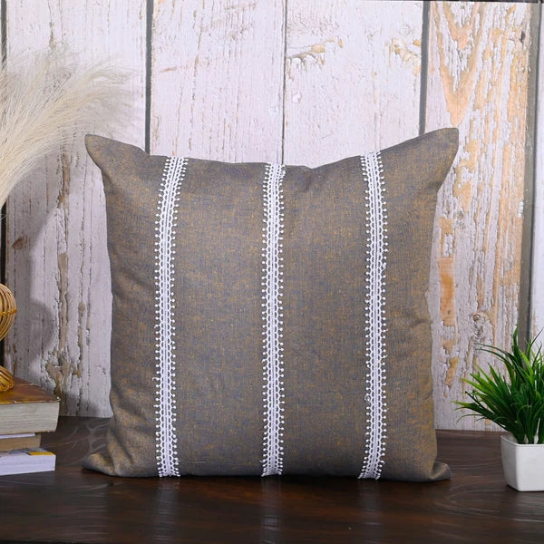 Cotton Pillow Cover Cushion Case Home Sofa Couch Bed Decor Square Covers Set 5