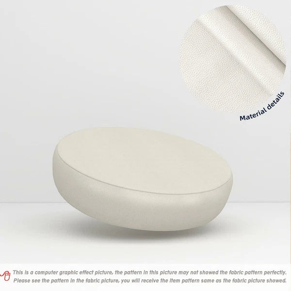 Pb045A Cushion Cover*Pearl White*Faux Leather synthetic Litchi Skin Sofa Seat