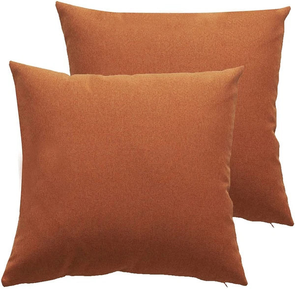 Outdoor Waterproof Cushion Cover Square Pillow Cases for Patio Tent Couch Sofa