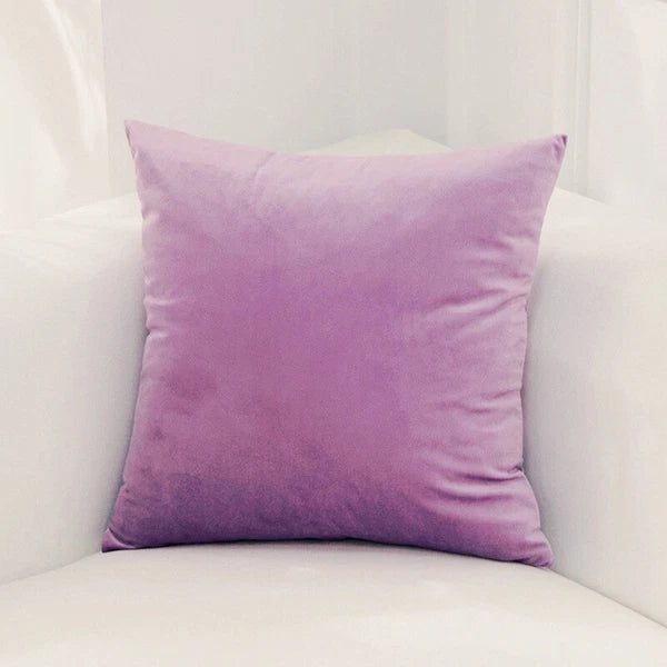Dutch Velvet Pillow Case Solid Color Bed Pillowcase Bed Head Sofa Cushion Cover