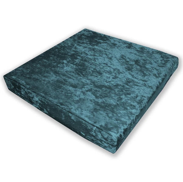 Mv18 Dark Teal Crushed Velvet Sofa Seat Patio Bench Cushion Bolster Cover/Runner