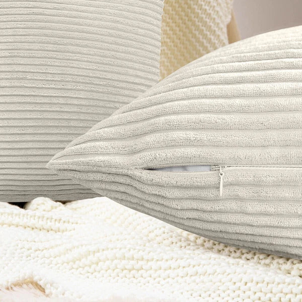 Pack of 1,2,4,6 Velvet Filled Cushion Covers 18x18 Sofa Decor Throw Pillow Cases