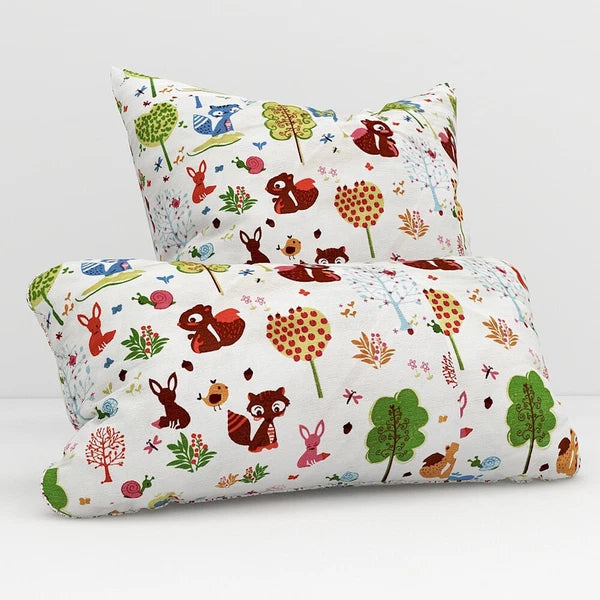 LL002 Kid Cartoon  Cotton Canvas Cushion Cover Bolster Pillow Case*TAILOR MADE*