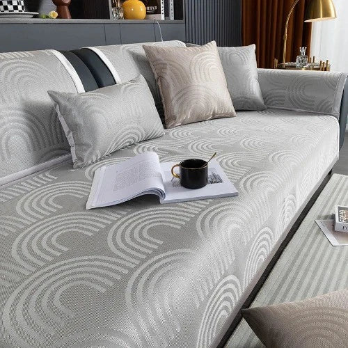 Modern Simplicity Ice Silk Cooling Mat Sofa Cushion Summer Pad Sofa Cover
