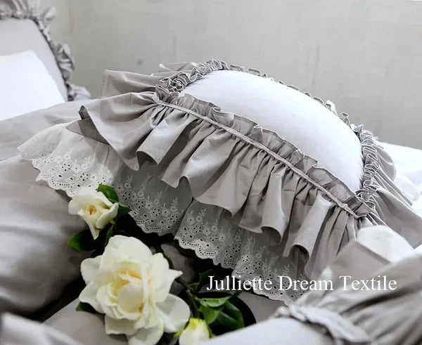 Lace Decorative Pillowcase Bed Pillow Case Princess Cushion Cover Sofa Cushions