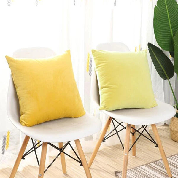 Dutch Velvet Pillow Case Solid Color Bed Pillowcase Bed Head Sofa Cushion Cover