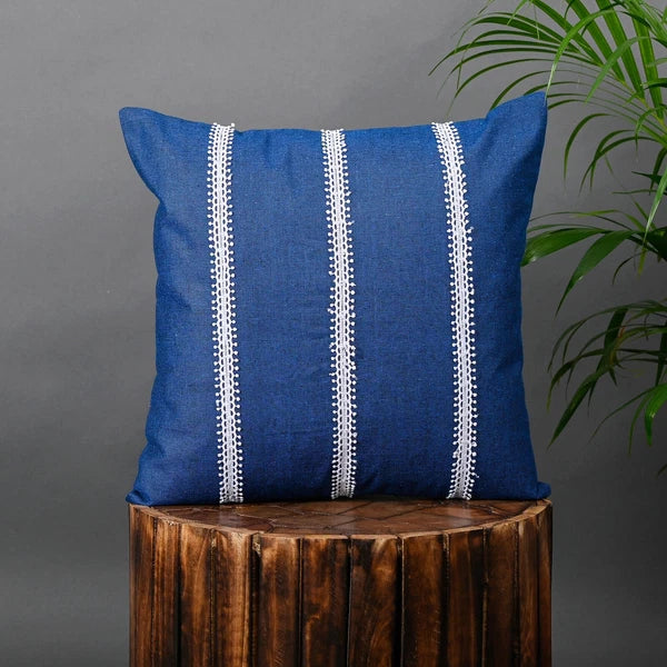 Cushion Case Cotton Pillow Cover Home Sofa Couch Bed Decor Square Covers Set 5