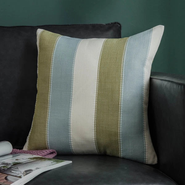 Stripe Print Cushion Cover Throw Pillowcases Bed Sofa Covers Office Home Decor