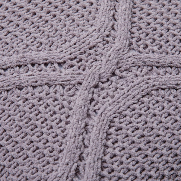 18" Knitted Pillow Case Sofa Bed Soft Pompom Ball Waist Throw Cushions Cover New