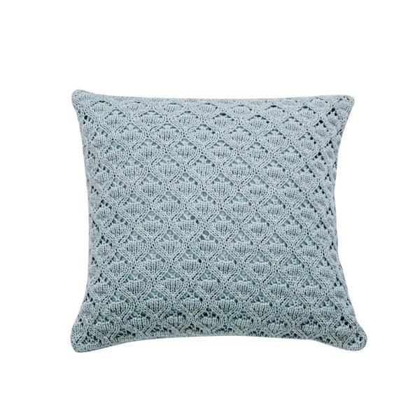 Soft Knitting Throw Pillow Cases Cafe Zipper Zip Up Sofa Cushion Cover Home Deco
