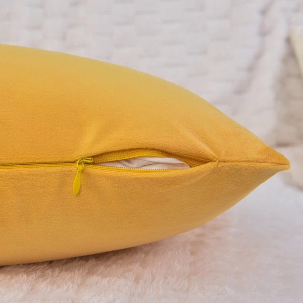 Plain Velvet Cushions Covers 30x51 cm Luxury Soft Velvet Sofa Bed Pillow Cases