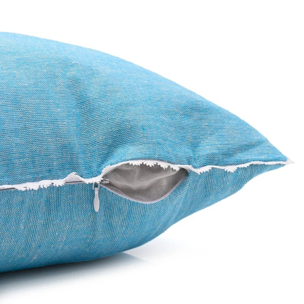 Pillow Covers Cotton Throw Cushion Case Cover Sofa Home Decor Solid with Lace-S2