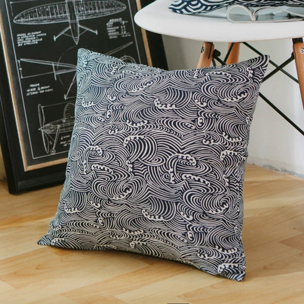 Home Print Cushion Covers Square Pillowcase Sofa Throw Waist Bed Decor Christmas