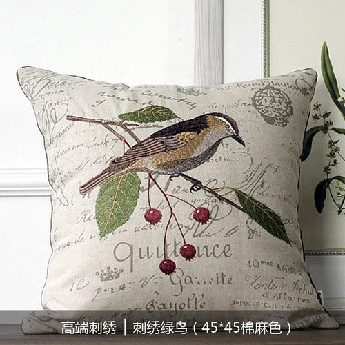 Luxury Cushion Covers for Living Room Sofa Cushion Cover Embroidery Pillowcase