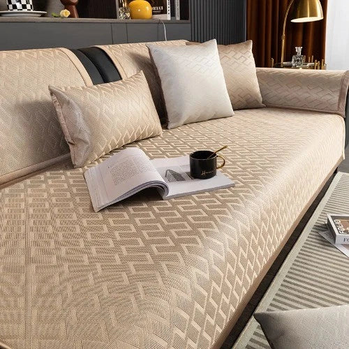 Modern Simplicity Ice Silk Cooling Mat Sofa Cushion Summer Pad Sofa Cover